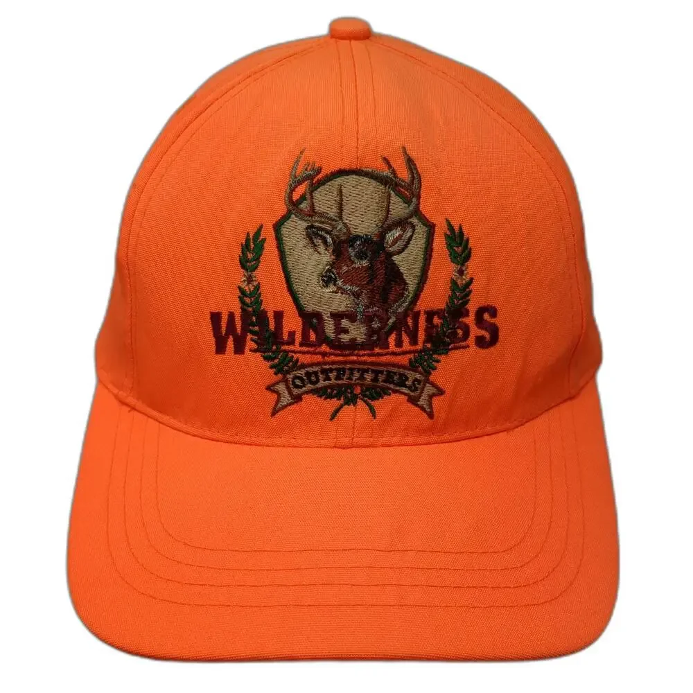 Paramount Headwear Snapback Orange One Size Hunting Wilderness Outfitters Hat